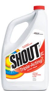 Shout Triple-Acting, Laundry Stain Remover Spray, 22 oz Trigger with 60 oz Refill