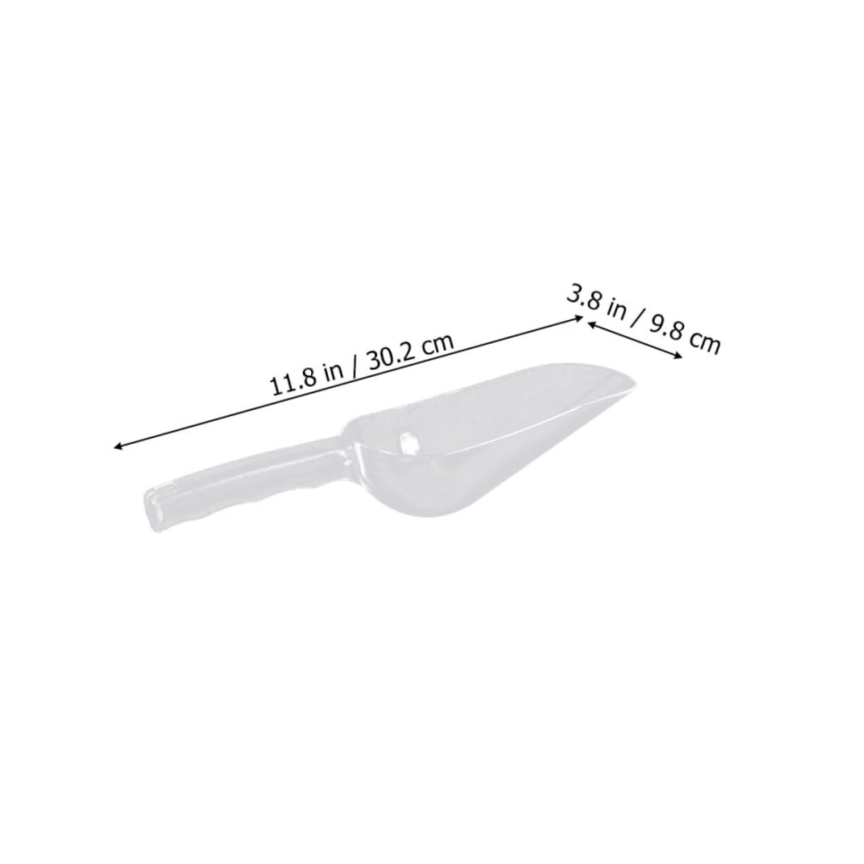 Alipis 2 Sätze Teiliges Kunststoff Für Tierfutter Ergonomisches Design Bruchsicher Vielseitig Für Bar Und Restaurant Futterschaufel Für Haustiere Und Eiswürfel 4 Stücke * 2