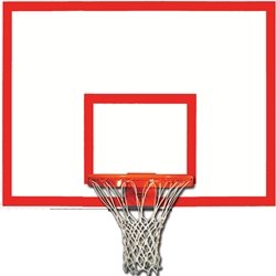 Gared Sports 1272B 42 x 72 in. Steel Rectangular Backboard with Target & Border