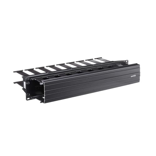 Leviton 492RU-HFR Noir gestion des câbles efficace pour rack 19