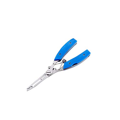 Stainless Steel Fishing Pliers,Fish Hook Remover,Hook Remover Split Ring,Rustproof Saltwater Split Ring Tool & Braid Line Cutters with Sheath,Ice Fishing,Fishing Gear