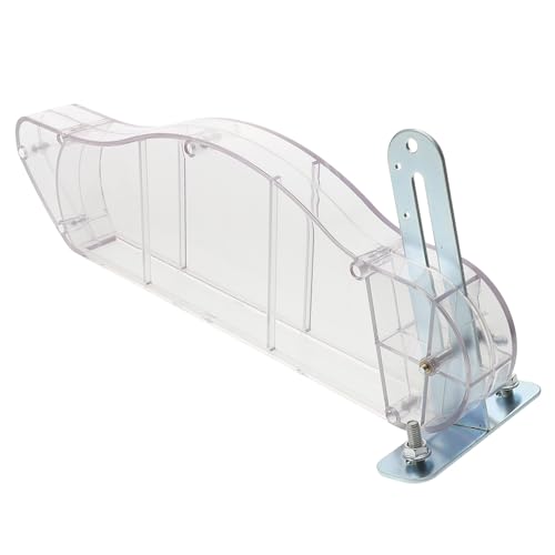 PENIKOKO Transparenter Tischkreissägen Schutzabdeckung aus Stabilem Kunststoff Vielseitiger Staubschutz und Sicherheitsgehäuse für Holzbearbeitung Kompatibel mit Tisch Handkreissägen Klare