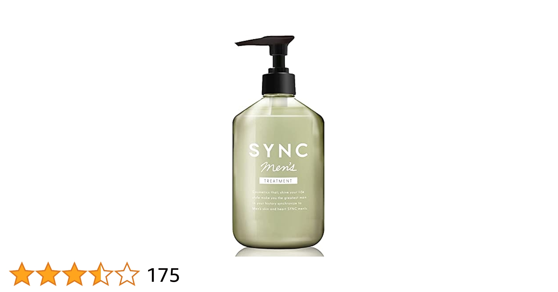 Amazon | SYNC men 's トリートメント 300ml 無添加 保湿 頭皮