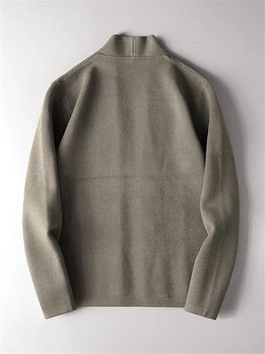 Business Stylish Office Slim Fit V-Neck Single Breasted Sweater Cardigan for Men2