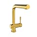 Lulani Bassau Stainless Steel Pull-Out Kitchen Faucet (with Spray Feature) - Steel Black