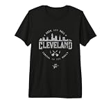 Cleveland Shirt with Rock and Roll Guitars