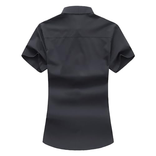 Camisa casual de lino algodón para hombre manga corta miniatura 2