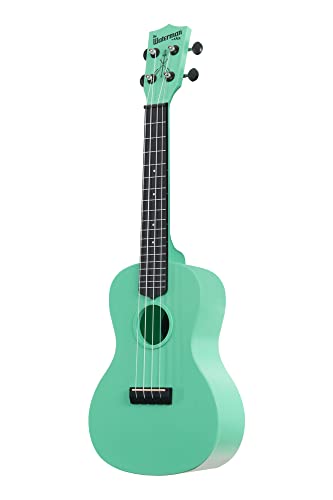Image of Kala Brand Music Co. The Waterman Beach Collection, 4-String Ukulele, Right, Sea Foam Green, Concert (KA-WMS-GN-C)