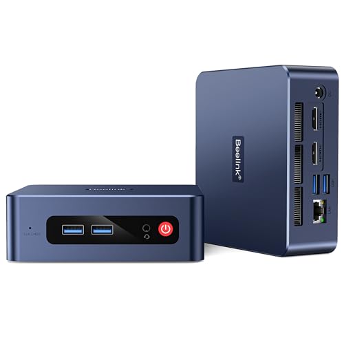 Image of Beelink SER3 Mini PC, AMD Ryzen 3 3200U (Turbo 3.5GHz), 8GB DDR4 480GB NVMe SSD Desktop Computer 4K Dual HDMI / 4xUSB 3.2 /WiFi5 BT5.0 for Home, Office, School