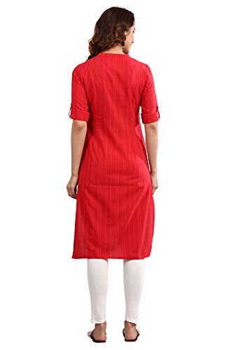 Image of Aurelia Women's Cotton Straight Kurta