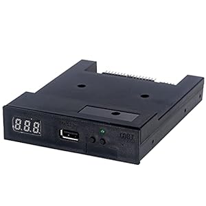 GoTEK SFR1M44-U100 3.5 Inch 1.44MB USB SSD Floppy Drive Emulator Black