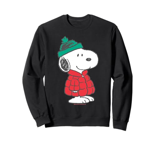 Peanuts Snoopy Weihnachts-Beagle, Retro-Comic-Motiv, Winterspaziergang...