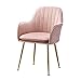 Kreatywne minimalistyczne codzienne siedzisko do domu, proste krzesło na biurko toaletka krzesło do jadalni, stołek do restauracji, jasnoróżowy