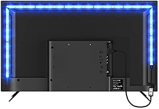 Taśma LED 2 m, Bluetooth USB LED, podświetlenie tła do telewizorów HDTV o przekątnej 40 do 60 cali, monitor PC, dekoracja, sterowanie za pomocą aplikacji, podświetlenie LED TV, synchronizacja z muzyką