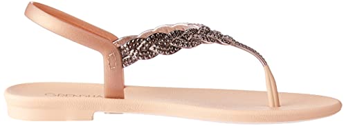 Sandália Cacau Exuberante, Grendha, Feminino, Terroso Claro, 37