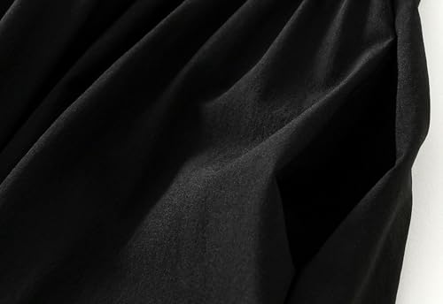 Womens Irregular Pleated Skirt Elastic High Waisted Midi Skirt Asymmetric A-Line Skirts Loose Casual for Prom Party3