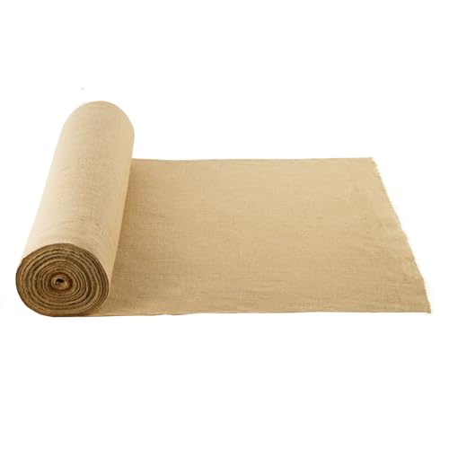 Vevor Rotolo Di Tessuto Di Juta, 914 Mm X 45,7 M 50 X 50 Rotoli Di Tessuto Di Juta Naturale Ad Alta Densità, Rotolo Di Tessuto Di Juta Per Avvolgere A