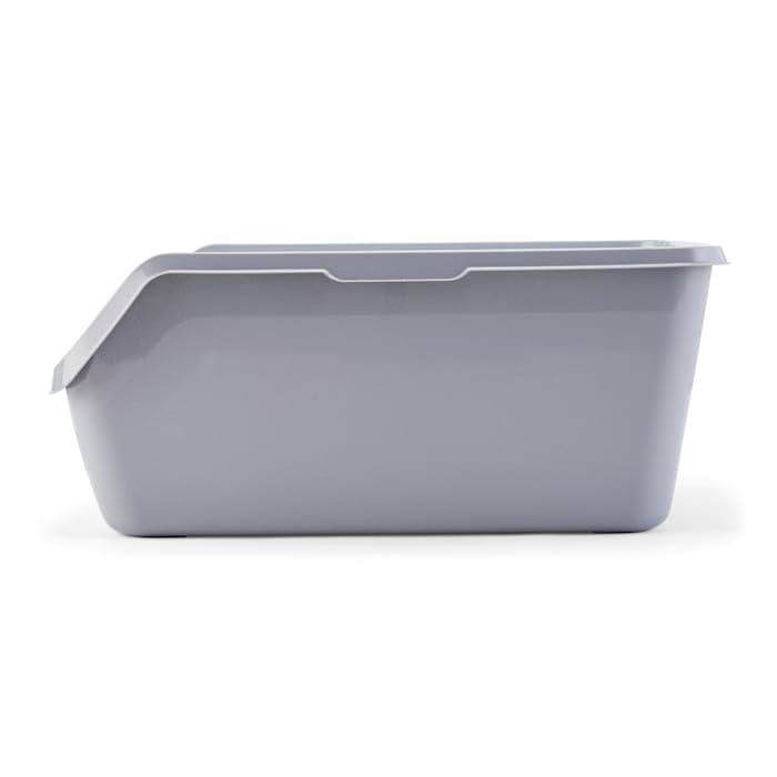 Image of So Phresh by Petco Scatter Shield High-Back Litter Box Grey X-Large 24 inch L X 18 inch W X 10 inch H