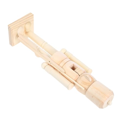 PRETYZOOM DIY Wooden Nutcracker Craft Toys Unfinished Nutcracker Soldier Wooden Craft Decor