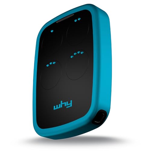 Télécommande garage WHY EVO NOA émetteur universel rolling code code fixe bleu ciel 280-868 MHz