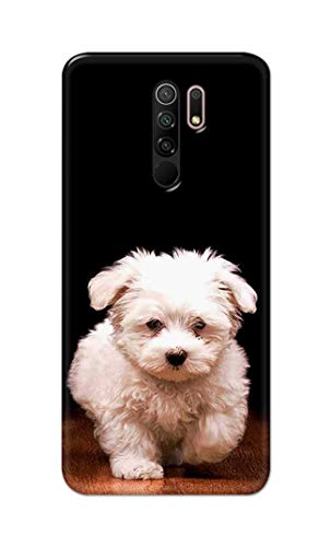 Image of PRINTFIDAA� Printed Hard Back Cover Case for Mi Redmi 9 Prime Back Cover (Puppy Dog) -2808