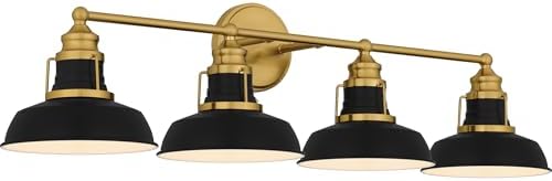 Quoizel Huxley 4-Light Aged Brass Bath Light