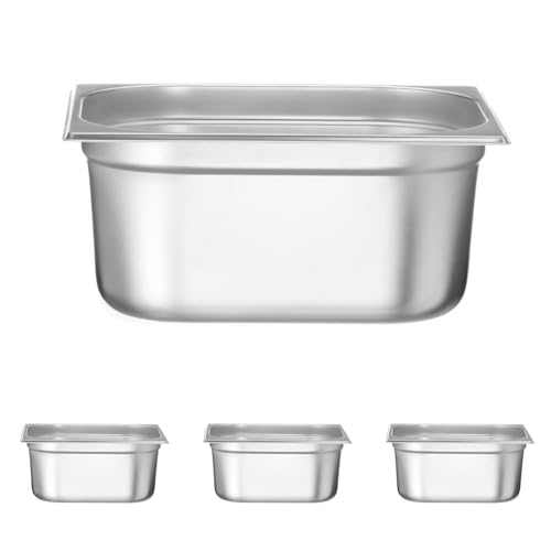 Bac gastronorme GN 1/2 résistant de -40 à 250 degrés lot de 4 Hendi