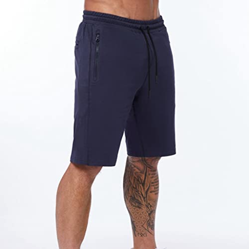 Short de sport homme en coton skinny léger pour entraînement intensif en salle