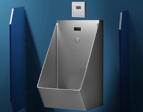 OTQEFTN Bar Urinals,Washout Urinal for Men,Automatic Sensor Urinal Toilet,Non-Contact Urinals,Commercial Flushing Urinal,for Bathrooms, Hotels,Shopping
