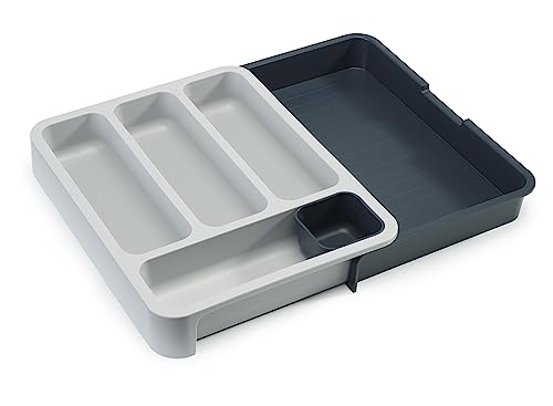 Image of Joseph Joseph 85042 DrawerStore Expandable Cutlery Tray, Gray