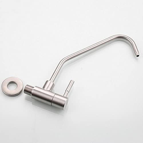 Robinet de cuisine filtre eau froide murale acier inoxydable ouverture 2cm - 4