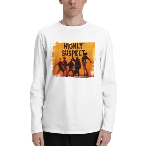 Camiseta de algodón de manga larga para hombre miniatura 1