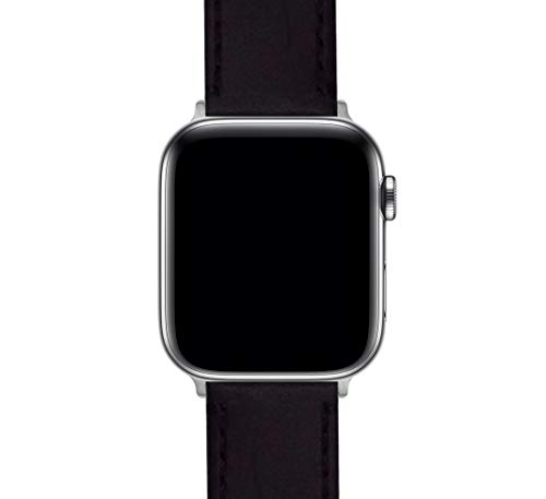 Image of BARTON WATCH BANDS - Top Grain Leather Watch Bands Compatible with Apple Watch Models - 1, 2, 3, 4, 5, 6, 7, 8, 9, 10, SE, Ultra & Ultra 2