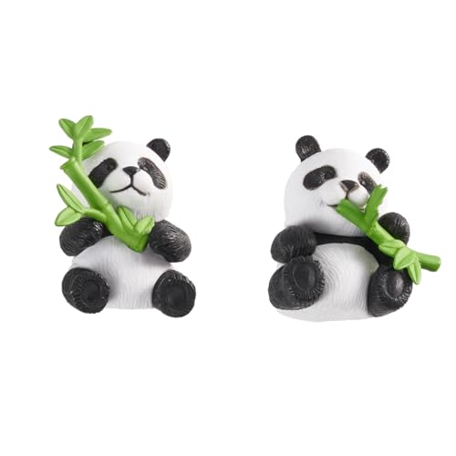 Set de 8 imanes decorativos 3D panda para refrigerador miniatura 6