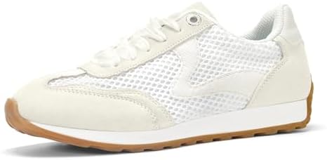 LUCKY STEP Women's Fashion Sneakers Trendy Tennis Shoes Neutral S...