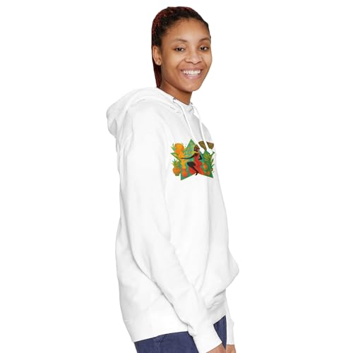 Premium Unisex Pullover Hoodie - Afro Diviner | Laneseven LS13001 White4