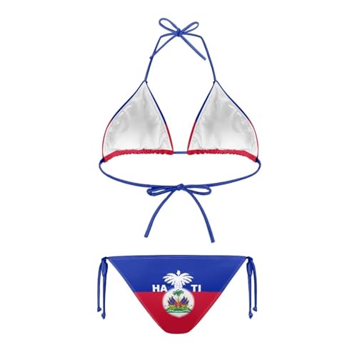 Women's Triangle Bikini Sets Tie Side Halter Bikini Sexy Bikini Set Bathing Suit Oversized Bandeau Swimsuits XS-2XL2