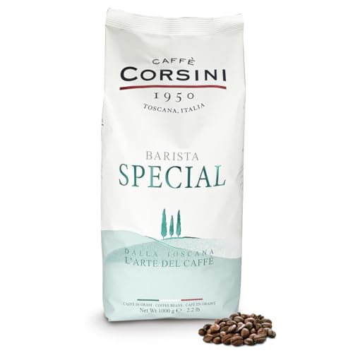 Caffè Corsini - Premium Bar Special. Mélange de grains de café Arabica et Robusta, l'espresso crémeux du bar - 1 kg