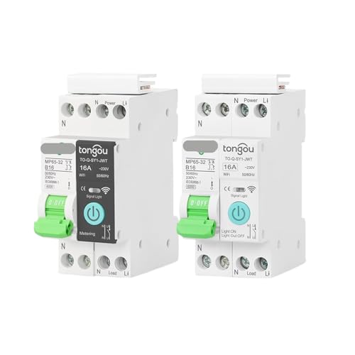 Disyuntor inteligente 16A para controlar circuitos eléctricos sin medir consumo 2