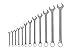 GEDORE - 6012170 1 B-012 Combination spanner set 12 pcs 10-32 mm