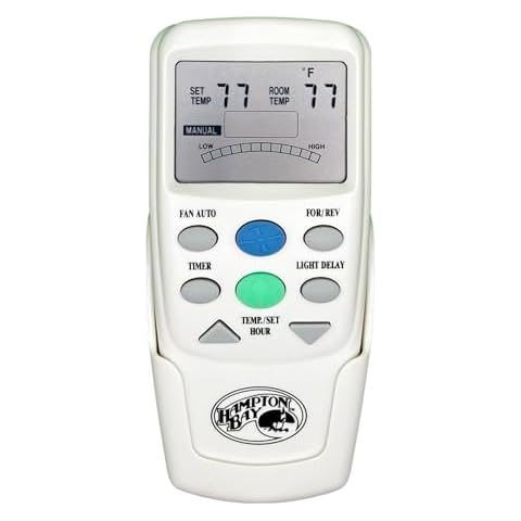 Hampton Bay CHQ7096T Thermostatic Remote Control with Green Light Button Cover