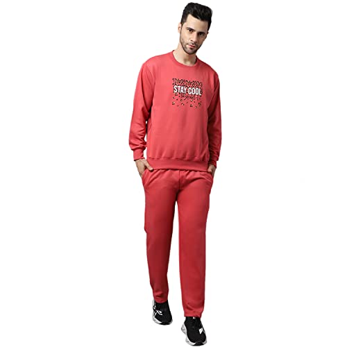 Image of Mack Jonney Fleece Printed Tracksuit Co-ord Set for Men (Pack of 2)-SW RN NVY 49 SKY LOWER NVY SKY 04-P