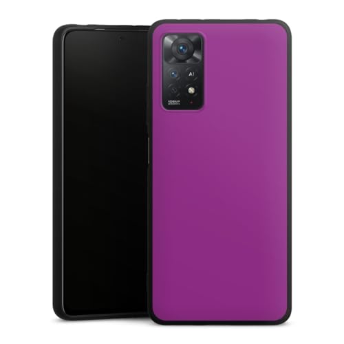Coque silicone Xiaomi Redmi Note 11 Pro 5G etui souple violet