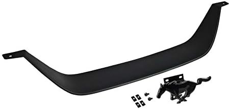 1999-2004 Mustang Mach 1 Front Grille Delete Kit with Gloss Black Running Horse