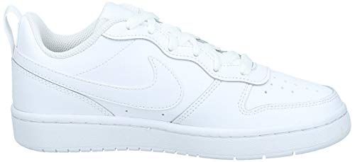 Nike Boy's Classic Cortez Leather Running Shoes, White White White White 100, 2.5 Little Kid #TOP5
