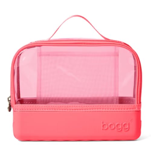 BOGG BAG Boggs n Ends Travel Organizer Pouch 9 x 3 x 7 Durable Washable Tip-proof Compact Cosmetics Case (Capri Coral)