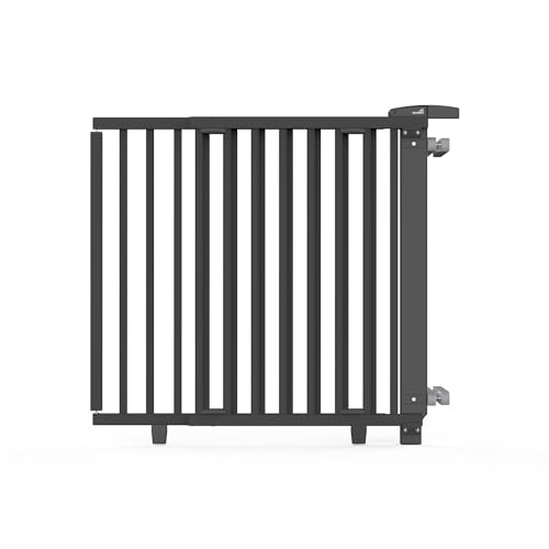 Geuther 2735+ barrière de sécurité pivotante pour escaliers, certifiée TÜV/GS, barrière de sécurité pour Portes, (95 cm - 135 cm, à Fixer et à percer,...