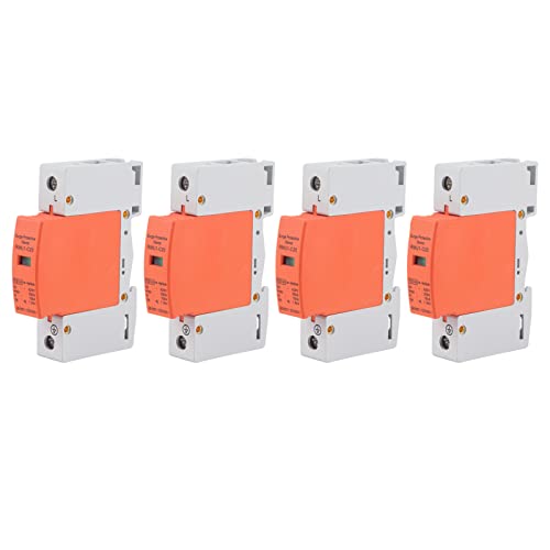 Protector contra sobretensiones 1P AC 420 V pararrayos Imax 40 KA con riel DIN 6
