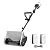Litheli 2 x 20V 4.0Ah Cordless Snow Shovel,12-Inch Snow Blower Battery Powered, Efficient Brushless Motor Snow Thrower, 25-Feet Snow Throwing Distance