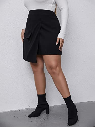 El mejor review de Falda negra asimétrica para comprar hoy. 24 Imagen adicional